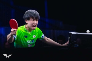 中国勢に続き前回準Vの張本智和も……　初対戦の24歳サウスポーにストレート負け　篠塚大登との同級生対決ならず【USスマッシュ】 画像