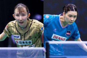 卓球日本女子で注目の直接対決　早田ひな、橋本帆乃香の過去国際大会戦績は？　2冠懸かるサウスポーがカットマンと激突【WTTサン・ジョゼ・ドス・カンポス】 画像