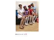 澤穂希、ナース服でミニスカ披露…なでしこジャパンが仮装パーティー 画像