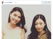 橋本マナミ、壇蜜とツーショット「楽しかった」 画像