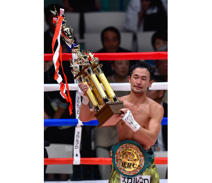 ボクシングポスター 山中慎介 vs ゲバラ アブリル vs リナレス