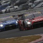 現在GT500ドライバーズランキング首位の#12 GT-R（後方）と、2点差で追うランク2位の#1 GT-R（前）。