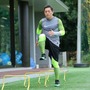 ラグビー日本代表・小野晃征選手の練習。踏みつけるより引きつけることを重要とする