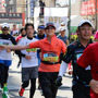 東京マラソン2016、ランニング中も余裕を見せる大木美佳
