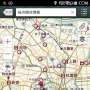「Yahoo!地図」アプリでは桜アイコンを表示