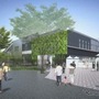 改良計画に基づく原宿駅の外観イメージ。大正期に建設された現在の駅舎が姿を消すことになる。