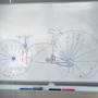 TCF子供のための自転車学校はお絵描きから3本ローラーまでやる