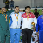 リオデジャネイロパラリンピック柔道100kg超級で正木健人（右から2人目）が銅メダル（2016年9月10日）