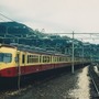 1978年まで運転されていた「初代・新潟色」の旧型電車。大半は70系の先頭車（クハ76形）と中間車（モハ70形）で編成を組んでいた。