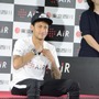 ネイマール選手が5月31日、東京西川で開催された『東京西川 AiR 夢のすいみん学校』に参加した。