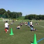 城彰二が小学生を直接指導する「サッカー教室」開催