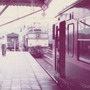 信州61号から解放されるEF63（軽井沢駅、1976年7月28日）。