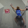 世界ユース選手権男子ボルダリング（ジュニア）で優勝した緒方良行（2017年9月2日）
