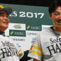 ソフトバンク・工藤監督（左）と内川聖一（右）【写真：藤浦一都】