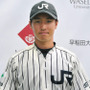 現在、JR東日本でプレーする吉永健太朗【写真：篠崎有理枝】