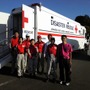 　熊本国際ロード2010が10月10日に熊本県山鹿市で開催され、そのスタート/ゴール地点に熊本日赤が所有する特殊医療救護車が登場。大会の安全確保に貢献した。