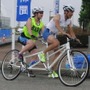 タンデム自転車でトライアスロンに挑戦する山田敦子選手