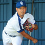 中日・松坂大輔【写真：荒川祐史】