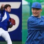 中日・松坂大輔（左）とDeNA・筒香嘉智【写真：荒川祐史】