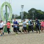 園田競馬場のダートコースを走る「ダートランinそのだけいば」12月開催