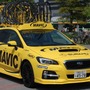 黄色いマビックカーがスバルの新型「 レヴォーグ」を採用して再登場