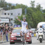 　クリテリウム・デュ・ドーフィネは6月8日、フランスのサントリビエ・シュルモワニャン～ルミリ間の186.5kmで第5ステージが行われ、FDJのアルツール・ビショ（フランス）が優勝した。