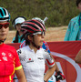 アジア競技大会女子マウンテンバイクの中込由香里