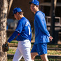 【MLB】「大谷ピッチングコーチ？」山本由伸がブルペン登板　背後で「うんうん」と見守る二刀流にファン熱視線