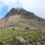 那須岳の主峰・茶臼岳。標高1，915mの活火山だ。