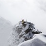 ミック・キメター　標高3700mの雪山で45mを綱渡り