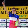 2014ツール・ド・フランスさいたまクリテリウム、ポイントレース2で優勝したアルノー・デマール（FDJ）