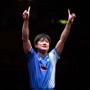「ハリモトが“4度目の正直”」張本智和、悲願の初Vを大会公式が祝福　中国メディアも快挙を報道「五輪銀メダリストを撃破」【WTTファイナルズ香港】