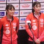 全日本王者が見せた“0-6スタート”からの逆転劇 笹尾明日香「4-0で勝てて良かった」麻生麗名「粘り強くプレーできた」【Tリーグ】