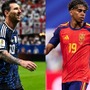 「神のみぞ知る」メッシ、スペインとの決勝戦に向けてメッセージ バルサの後輩、ヤマルとの新旧GOAT対決に注目【北中米W杯】
