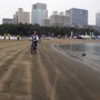 子供のための自転車学校がお台場海浜公園で開催される