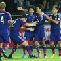 サッカー日本代表対ベネスエラ代表（2014年9月9日（c）Getty Images）