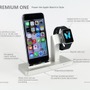 iPhoneとApple Watchを同時に充電するドック「PREMIUM ONE」…米パロアルト発