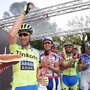 2015年ジロ・デ・イタリア第6ステージ、誕生日のマッテーオ・トザット（ティンコフ・サクソ）