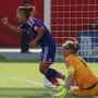 サッカーの女子W杯準決勝 日本対イングランド（2015年7月1日）（c）Getty Images