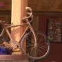 MTBの街、メルローズのカフェでは、ディスプレイ用の自転車も多く見る