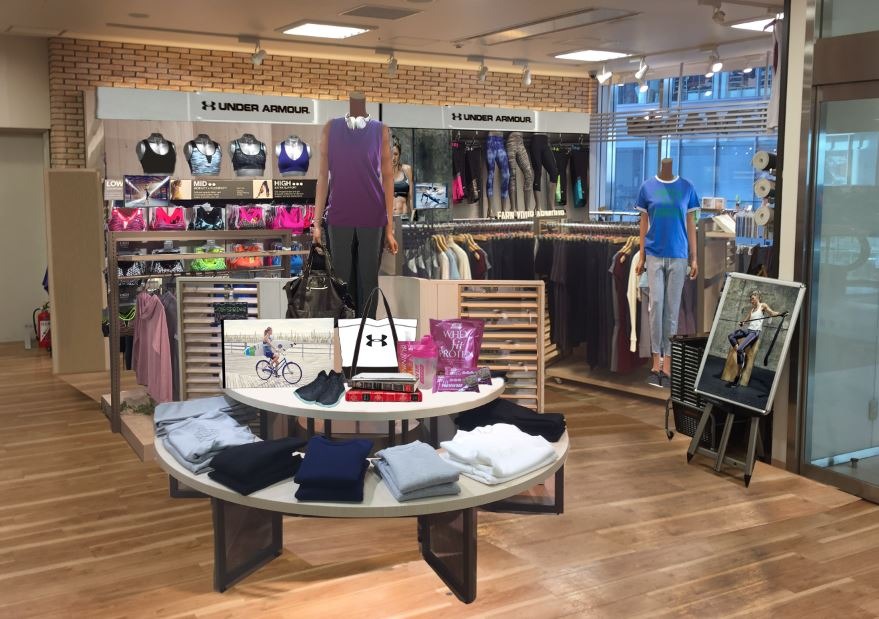 アンダーアーマー ウーマンズ オッシュマンズ二子玉川店内にポップアップストア Cycle やわらかスポーツ情報サイト