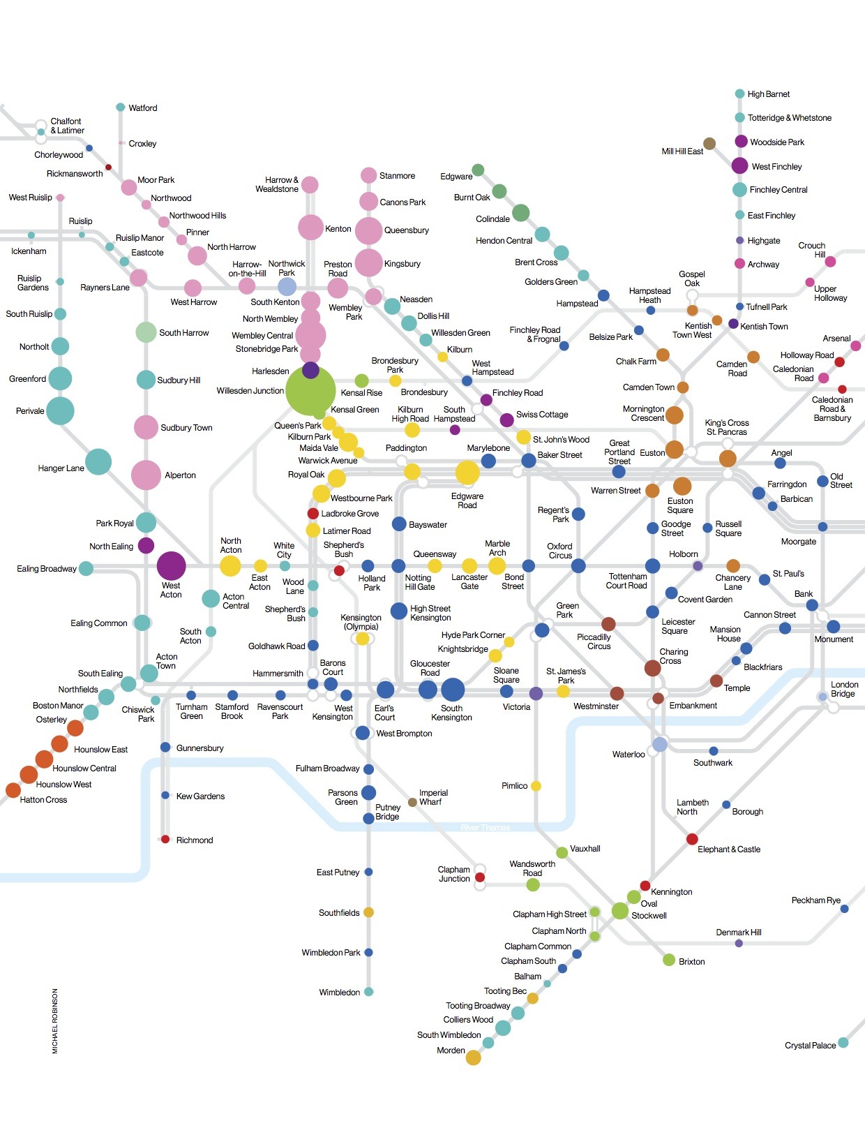 London Stroll 多民族都市ロンドン 地下鉄マップで多様性とコミュニティーの分布を表現 Cycle やわらかスポーツ情報サイト