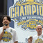 Bリーグ初代王者栃木ブレックス、地元でファンに優勝報告会「皆さんの力があったから」