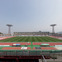 試合前のサッカースタジアムでヨガ！「みんなでヨガフェス」開催