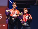 殊勲の銀メダルの“大吉”ペアに集まる称賛の声「驚異的なパフォーマンス」　吉村真晴、大藤沙月が中国撃破で躍動【世界卓球2025】