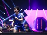 張本智和、宇田幸矢相手に光った中盤の修正力　昨年準Vの第2シード、優勝候補に浮上も「最善の準備をして集中する」【WTTチャンピオンズ・モンペリエ】
