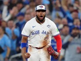 【MLB】ド軍の反撃阻んだブルージェイズの“美技2連発”　ゲレーロJr.が会心ガッツポーズ、シャーザーが満塁ピンチも1点に凌ぐ