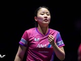 張本美和、WC出場のドイツ選手に3ゲーム奪取で逆転勝利　次戦でエジプト新星と対戦　長﨑美柚は“日韓対決”制す【シンガポールスマッシュ】