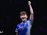 大藤沙月、世界7位の中国勢撃破に「トップ10の選手を2人倒すことは……」　試合中襲ったアクシデントにも言及【WTTチャンピオンズ重慶】