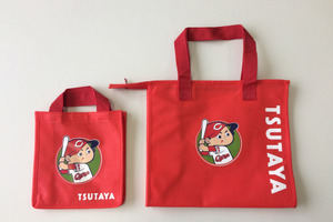 広島カープ×TSUTAYAコラボ…レンタル用マイバッグ、広島県内で限定発売